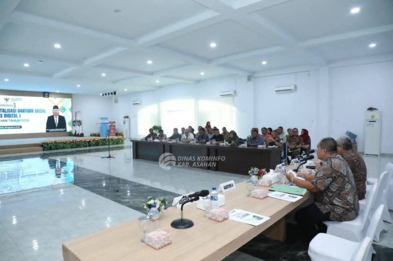 Bupati Asahan Dorong Satu Data Tunggal untuk Penyaluran Bansos. (Foto:Ist) 