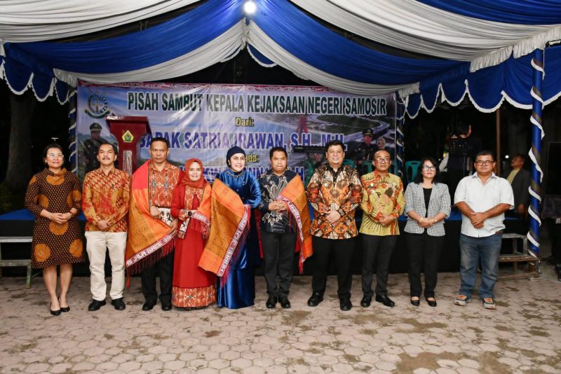  Vandiko Gultom Sambut Kajari Baru Samosir, Tekankan Kolaborasi dan Restorative Justice. (Foto:Ist) 