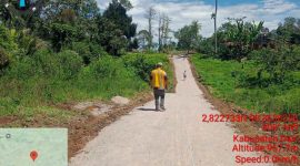 Pemkab Dairi Perbaiki Ruas Jalan Simartugan Jege–Sirahatan.(Foto:Ist) 