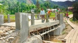 Percepat Infrastruktur, 8 dari 23 Jembatan di Humbang Hasundutan Selesai Dibangun