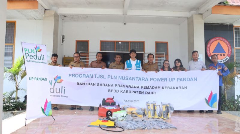 Pemkab Dairi Apresiasi Bantuan Alat Pemadam Kebakaran dari PLN
