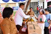 Serentak Se-Sumut, Pemkab Samosir Hadirkan Gerakan Pangan Murah Bagi Masyarakat. (Foto:Ist) 