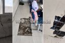 Kondisi ruang belajar di SMP Negeri 39 Medan yang memperlihatkan kerusakan bangunan, mulai dari retakan dinding, lantai yang berlubang hingga plafon yang runtuh dan membahayakan siswa. Kondisi inilah yang disoroti Anggota DPRD Medan Tia Ayu Anggraini agar segera dibenahi oleh Pemerintah Kota Medan demi kenyamanan dan keselamatan proses belajar mengajar. Foto: waspada.co.id