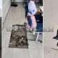 Kondisi ruang belajar di SMP Negeri 39 Medan yang memperlihatkan kerusakan bangunan, mulai dari retakan dinding, lantai yang berlubang hingga plafon yang runtuh dan membahayakan siswa. Kondisi inilah yang disoroti Anggota DPRD Medan Tia Ayu Anggraini agar segera dibenahi oleh Pemerintah Kota Medan demi kenyamanan dan keselamatan proses belajar mengajar. Foto: waspada.co.id