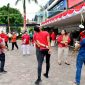 Suasana kegiatan peringatan HUT ke-81 Kemerdekaan RI di lingkungan Dinas Kominfo Sumut, Medan, Jumat (14/8/2026). Foto: Ist.
