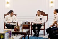 Gubernur Sumatera Utara, Bobby Nasution, menerima audiensi Kepala Kantor Wilayah Direktorat Jenderal Pemasyarakatan Sumut, Jalu Yuswa Panjang, di Kantor Gubernur Sumut, Selasa (11/8/2026). Foto: Ist.
