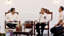 Gubernur Sumatera Utara, Bobby Nasution, menerima audiensi Kepala Kantor Wilayah Direktorat Jenderal Pemasyarakatan Sumut, Jalu Yuswa Panjang, di Kantor Gubernur Sumut, Selasa (11/8/2026). Foto: Ist.