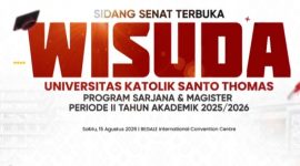 Wisuda Periode II Unika Santo Thomas Tahun Akademik 2025/2026: Lepas 534 Lulusan. (Foto:Ist) 