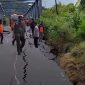 Dampak Gempa Susulan di Flores: Jalan Terbelah. (Foto:Ist) 