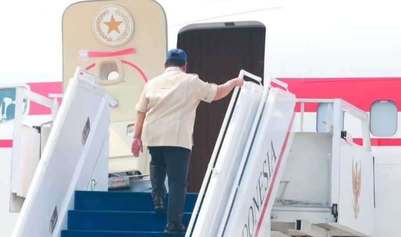 Prabowo Subianto bertolak ke Kalimantan hari ini