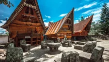 Ilustrasi Rumah Batak. Foto: Ist.