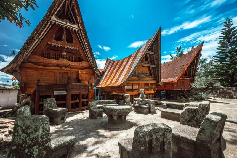 Ilustrasi Rumah Batak. Foto: Ist.