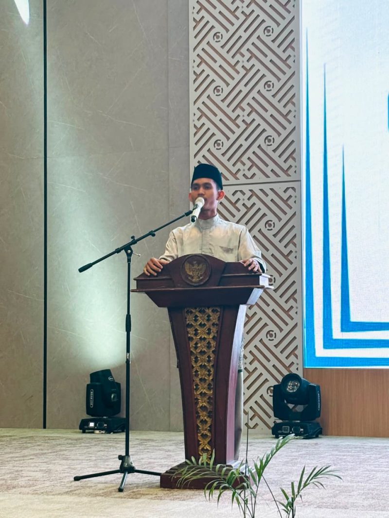 Ketua Panitia Penyelenagara Kegiatan Musabaqah Dai/Daiyah Tingkat Kabupaten Batu Bara 2026, Rizqi Almaajid, S.Pd. Foto: Hendra.