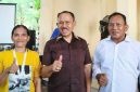 Anggota DPR RI Komisi XIII Dr Maruli Siahaan,SH.MH turun langsung mendengar aspirasi warga Dapil Sumut I di Marindal. Foto: Ist.