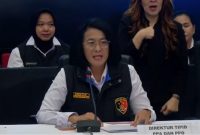 Direktur Tindak Pidana PPA-PPO Bareskrim Polri, Brigjen Polisi Nurul Azizah, menyampaikan keterangan pers terkait penetapan mantan Kepala Pelatnas Panjat Tebing HB sebagai tersangka kasus kekerasan seksual terhadap lima atlet putri, di Gedung Bareskrim Polri, Jakarta Selatan, Rabu (19/8/2026). Foto: Ist.