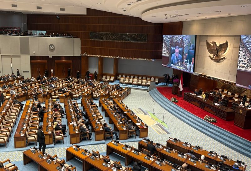 Rapat Paripurna DPR RI di Jakarta, Selasa (18/8/2026), yang secara resmi menyetujui Nuzran Joher menjabat sebagai Ketua Ombudsman Republik Indonesia masa jabatan 2026–2031. Foto: Ist.
