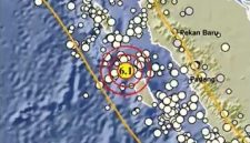 Gempa bumi M6,1 mengguncang Nias Selatan, Sumatera Utara (Sumut), Selasa (18/8/2026), pukul 13.02 WIB. Foto: BMKG.