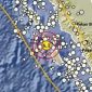 Gempa bumi M6,1 mengguncang Nias Selatan, Sumatera Utara (Sumut), Selasa (18/8/2026), pukul 13.02 WIB. Foto: BMKG.