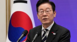 Presiden Korea Selatan Lee Jae Myung menyampaikan ucapan belasungkawa kepada korban gempa bermagnitudo 7,7 di Nusa Tenggara Timur, Rabu (19/8/2026). Foto: Ist.