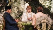 Prabowo menghadiri akad nikah Sekretaris Pribadinya. (Foto:Ist) 