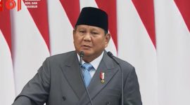 Presiden Republik Indonesia, Prabowo Subianto, menyampaikan Pidato Kenegaraan dalam Sidang Tahunan MPR RI dan Sidang Bersama MPR, DPR, serta DPD RI Tahun 2026 di Kompleks Parlemen, Jakarta, Jumat (14/8/2026). Foto: Ist.