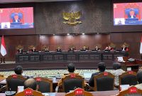 Sidang pembacaan putusan uji materi Pasal 240 dan Pasal 241 KUHP di Gedung Mahkamah Konstitusi, Jakarta, Jumat (28/8/2026). Foto: Ist.
