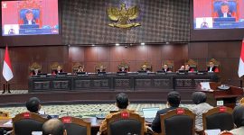 Sidang pembacaan putusan uji materi Pasal 240 dan Pasal 241 KUHP di Gedung Mahkamah Konstitusi, Jakarta, Jumat (28/8/2026). Foto: Ist.