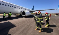 Pesawat Garuda Indonesia GA604 Pecah Ban Saat Lepas Landas, Mendarat Selamat di Makassar