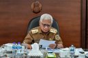 Wakil Gubernur Sumatera Utara, Surya, menyimak penandatanganan SKB Ruang Bersama Indonesia secara siaran langsung dari Ruang Kerja Wagub Kantor Gubernur Sumut, Medan, Senin (14/9/2026). SKB tersebut menjadi landasan hukum agar program pemberdayaan perempuan dan perlindungan anak wajib dimuat dalam program kerja dan anggaran daerah tahun 2027. Foto: Ist.