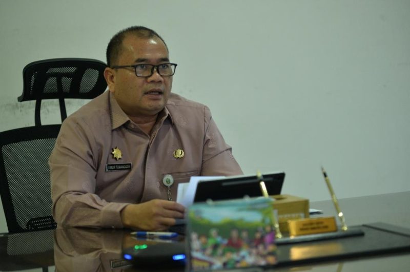 Penjabat Sekretaris Daerah Provinsi Sumatera Utara, Timur Tumanggor, saat membuka Webinar “APBD Cerdas: Belanja Efektif, Dampak Maksimal” di Kantor Gubernur Sumut, Kamis (3/9/2026). Foto: Ist.