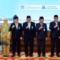Wakil Gubernur Sumut Surya bersama jajaran pimpinan mengukuhkan Rusdy Sofyan sebagai Kepala Perwakilan BPKP Sumut di Aula Raja Inal Siregar, Kamis (24/9/2026). Foto: Ist.