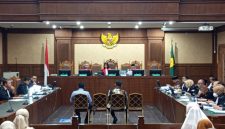 Suasana sidang kasus dugaan korupsi kuota haji di Pengadilan Tipikor Jakarta, Selasa (22/9/2026). Majelis hakim memutuskan Abu Rokhmad tetap memberikan keterangan untuk tiga terdakwa lainnya, meski mengundurkan diri sebagai saksi bagi mantan Menteri Agama Yaqut Cholil Qoumas. Foto: Ist.