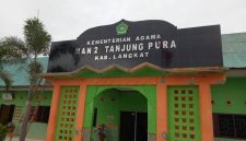Gedung Sekolah MAN 2 Tanjungpura, Kabupaten Langkat, yang kini tengah menjadi sorotan Sumatera Corruption Watch (SCW) terkait dugaan pungutan SPP sebesar Rp75.000 per siswa. Foto: Ist.
