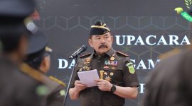 Jaksa Agung ST Burhanuddin merotasi 16 pejabat di Kejaksaan Agung. Foto: Ist.