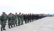 Sebanyak 1.279 personel gabungan dari TNI, Polri, dan instansi terkait bersiap disiagakan untuk penanganan dampak erupsi Gunung Anak Krakatau, Selasa (8/9/2026). Foto: Ist.