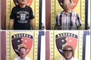 Empat pria yang mengaku wartawan dan LSM, yakni AP, AA, PMS, dan ZK. Foto: mistar.id.