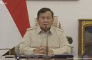 Presiden Prabowo Subianto memimpin langsung Rapat Terbatas penanganan bencana secara daring dari Istana Merdeka, Jakarta, Senin (7/9/2026). Foto: Ist.