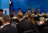 Presiden Rusia Vladimir Putin menjamu Presiden Prabowo Subianto beserta rombongan dalam santap siang resmi di Vladivostok, Kamis (3/9/2026). Foto: Ist.