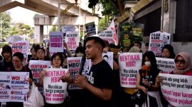 Aksi protes MBG di depan Kejaksaan Agung, Jakarta (15/07/2026). Foto: Ist.
