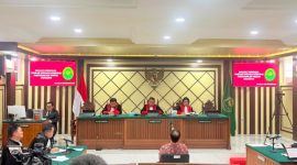 Suasana sidang pembacaan putusan banding Nadiem Makarim di Pengadilan Tinggi DKI Jakarta, Kamis (24/9/2026). Foto: Ist.