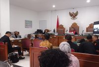 Suasana sidang praperadilan Lodewyk Pusung di Pengadilan Negeri Jakarta Selatan, Selasa (8/9/2026). Foto: Ist.