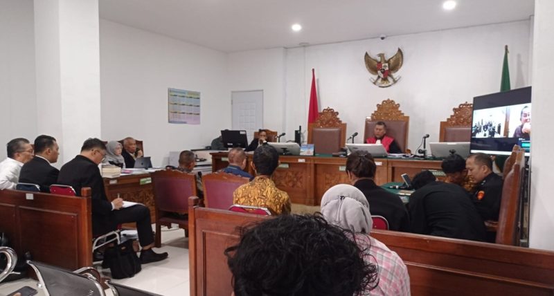 Suasana sidang praperadilan Lodewyk Pusung di Pengadilan Negeri Jakarta Selatan, Selasa (8/9/2026). Foto: Ist.