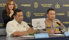 Polda Metro Jaya mengungkap sketsa wajah terduga pengeroyok Bambang Setiyawan hingga tewas saat kericuhan di Pejompongan. Foto: Ist.