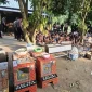 Petugas kepolisian mengamankan sejumlah orang dalam penggerebekan lokasi yang diduga menjadi sarang narkoba di Sumatera Utara, Minggu (11/10/2026). Dalam operasi di sembilan wilayah, polisi mengamankan 36 orang serta menyita sejumlah barang bukti, termasuk mesin judi dingdong. Foto: Ist.