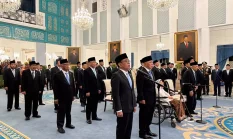 Prabowo Lantik 26 Anggota Wantimpres, Pratikno Jadi Ketua, Hatta Rajasa Wakil Ketua