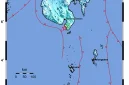Peta lokasi gempa Magnitudo 5,8 yang mengguncang wilayah Tahuna, Kepulauan Sangihe, Sulawesi Utara, Kamis (8/10/2026) pukul 15.07 WIB. Kedalaman 10 km, BMKG pastikan tidak berpotensi tsunami. Foto: BMKG