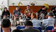 Kepala Dinas LHK Sumut Heri Wahyudi Marpaung saat menyampaikan pembaruan kondisi karhutla dan kualitas udara di Kantor Gubernur Sumut, Medan, Jumat (16/10/2026). Foto: Ist.
