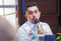 Pj Sekda Kota Medan Erfin Fachrurrazi menegaskan komitmen Pemko Medan dalam memperkuat pengawasan digital berbasis E-Audit guna menciptakan tata kelola pengadaan barang dan jasa yang transparan dan akuntabel. Foto: Ist.