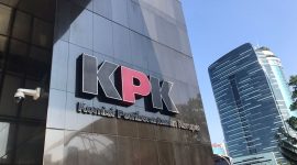 Gedung Merah Putih KPK tempat kuasa hukum Hercules menyerahkan uang Rp800 juta, Kamis (15/10/2026). Foto: Ist.