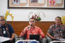 Kepala Biro Administrasi Pembangunan Setdaprovsu Faisal Arif Nasution saat Temu Pers di Medan, Kamis (8/10/2026). Pemprov Sumut salurkan BKP Rp325 miliar ke 30 kabupaten/kota, fokus perbaikan infrastruktur jalan, realisasi jadi pertimbangan reward 2027. Foto: Ist.